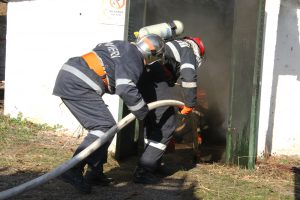 Reading fire with Vatra Dornei’s firefighters