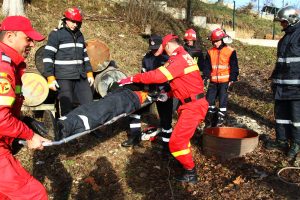 Reading fire with Vatra Dornei’s firefighters